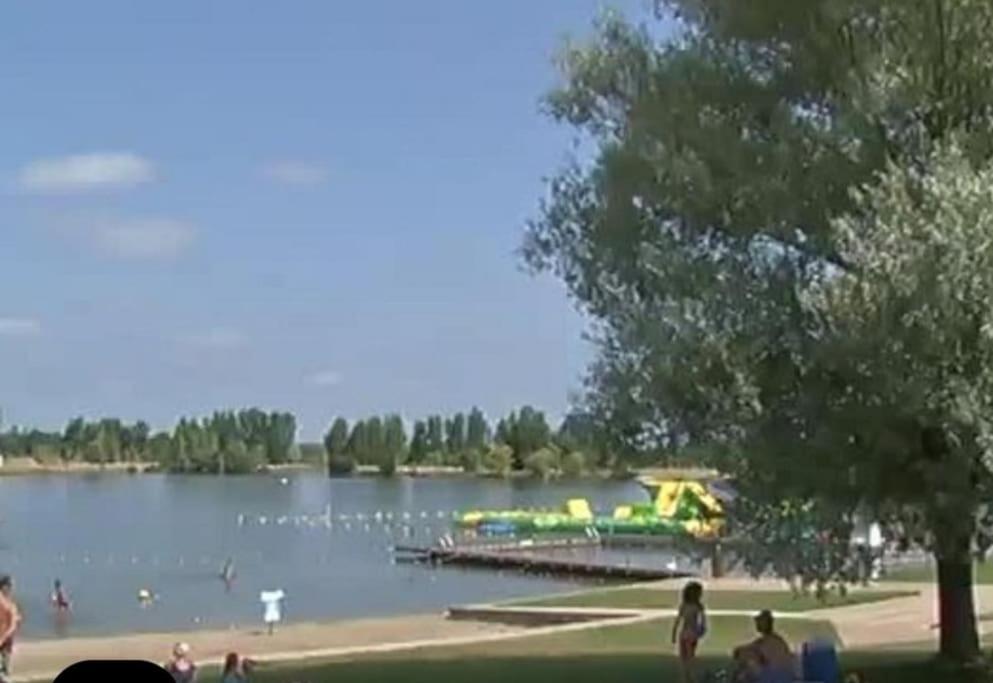 Studio Sur La Plage Des Dagueys Libourne Esterno foto